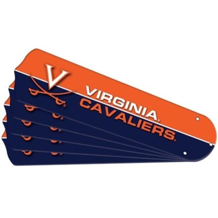 CEILING FAN DESIGNERS Ceiling Fan Designers 7992-UVA New NCAA VIRGINIA CAVALIERS 42 in. Ceiling Fan Blade Set 7992-UVA